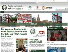 Tablet Screenshot of federacionpcordobesas.com